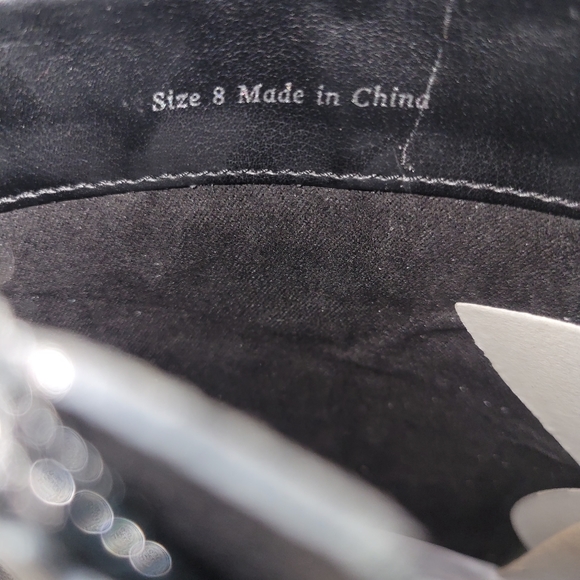 DOLCE VITA Bel Black Leather Pointed Ankle Boots Size 8 New in box - Picture 5 of 10